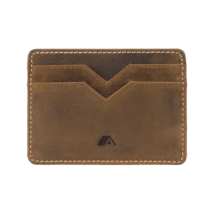 A-Slim Kortholder Yaiba Raw Tan Læder