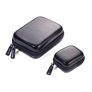 Troika Onpack Sæt med 2 x hårde EDC Organizer etui tasker til makeup, elektronik og tilbehør, Sort