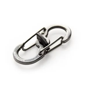 Quick Disconnect Udtrækkelig nøglering med yo-yo funktion og snor S-Biner
