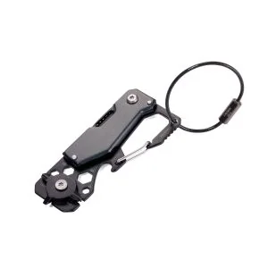 Troika Toolinator 10-i-1 Mini multitool Nøglering  Titan
