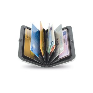 Ögon Design Quilted Button Smart Case Kortholder Aluminium