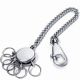 Troika Patent Chain Karabinhage Nøglering med kæde