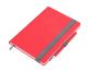 SlimPad Lommevenlig A5 Notesbog  med Pen Construction rød